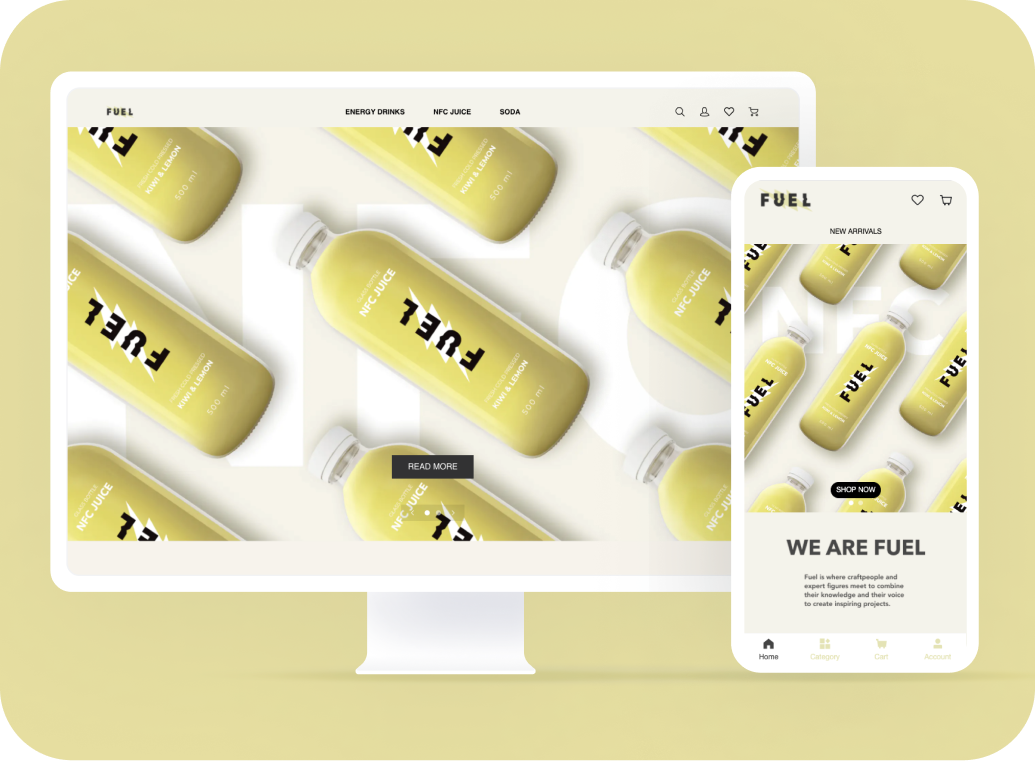 模板推薦 | 年輕跳躍的FUEL 主題，多角度展示、動效視覺一絕！