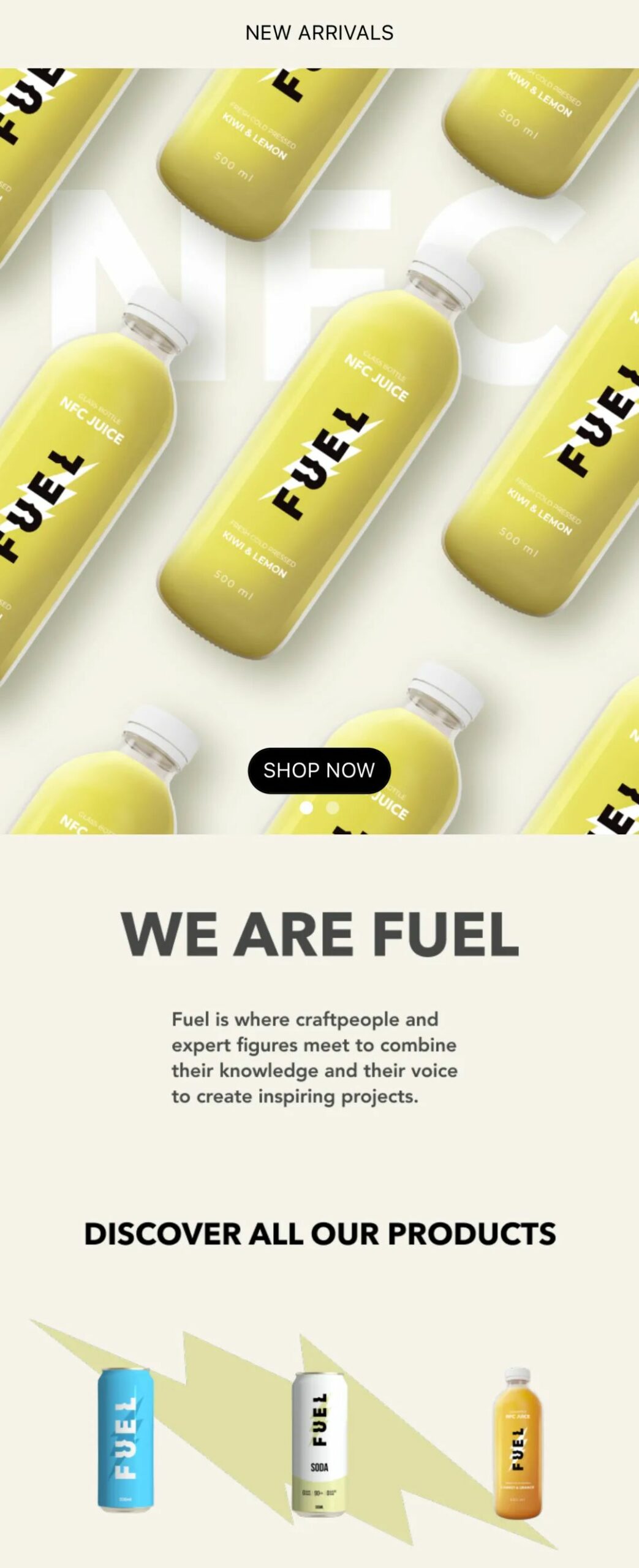 模板推薦 | 年輕跳躍的FUEL 主題，多角度展示、動效視覺一絕！