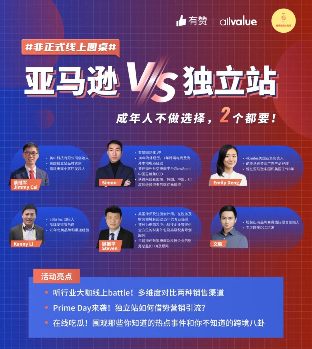 活動(dòng)回顧 | 亞馬遜VS獨(dú)立站，成年人應(yīng)該怎么選？